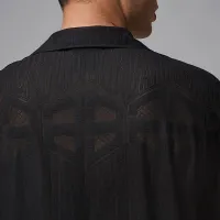 Nike Jordan Flight мужские Short-Sleeve Knit Top цвет черный