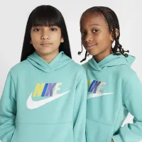 Nike Sportswear Club Fleece Little детские Толстовка с капюшоном набор цвет зеленый