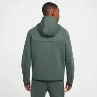 Nike Tech мужские Fleece Windrunner Full-Zip Куртка цвет зеленый