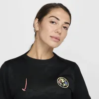 Club Америка Academy Pro Third женская Nike Dri-FIT Soccer Pre-Match Top цвет черный