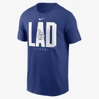 Los Angeles Dodgers Team Scoreboard чоловічі Nike MLB футболка блакитний