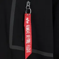 Кофта/футболка Alpha Industries Taped Pocket Hoody 13833203 - Чорна