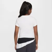 Nike Sportswear Big детские (Girls') Cropped футболка цвет белый