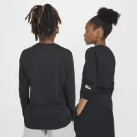 Nike Sportswear Big дитячі Long-Sleeve футболка колір чорний