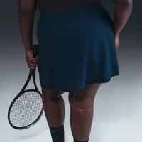 Nike Victory женская Dri-FIT Straight Tennis юбка (большие размеры) синий