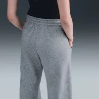 Nike Sportswear Phoenix Fleece женская С высокой Талией Wide-Leg Pants цвет серый