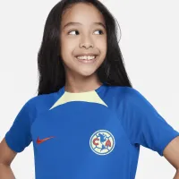 Club Америка Academy Pro Big детские Nike Dri-FIT Short-Sleeve Soccer Top синий
