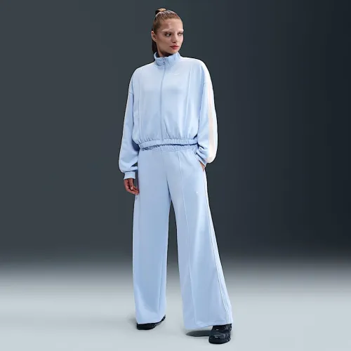 Nike Sportswear женская Mid-Rise Wide-Leg спортивные штаны синий