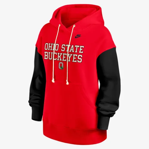Ohio State Legacy Phoenix жіноча Nike College Pullover Толстовка з капюшоном колір червоний