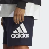 Шорты adidas Essentials Big Logo French Terry IC9402 - Cиний