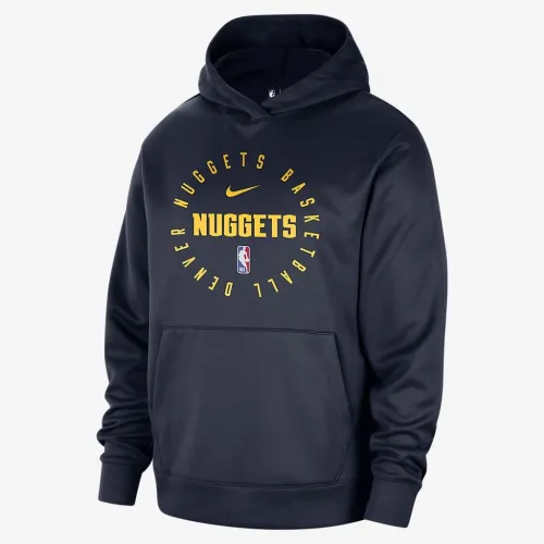 Denver Nuggets Spotlight мужские Nike Dri-FIT NBA Pullover Толстовка с капюшоном синий