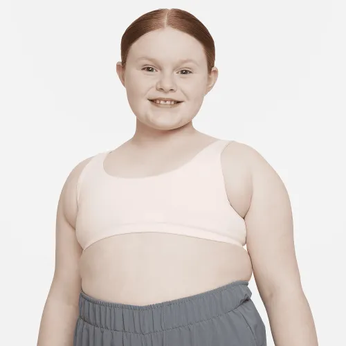 Nike Dri-FIT Alate All U Big дитячі (Girls') Sports Bra (Extended Size) Pink