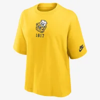 Michigan Wolverines Legacy Established Boxy жіноча Nike College футболка Yellow