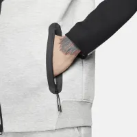 Nike Sportswear Tech Fleece Windrunner мужские Full-Zip Толстовка с капюшоном цвет серый