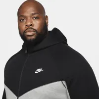 Nike Sportswear Tech Fleece Windrunner мужские Full-Zip Толстовка с капюшоном цвет серый