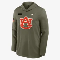 Auburn 2025 Military Appreciation чоловічі Nike Dri-FIT College Long-Sleeve Hooded Top колір зелений