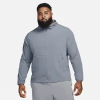 Nike Unlimited мужские Water-Repellent Hooded Versatile Куртка цвет серый