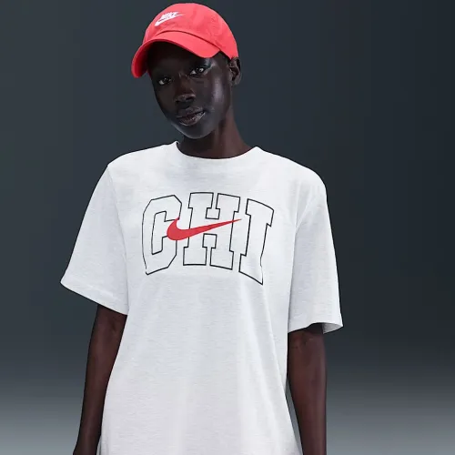 Nike Sportswear женская футболка цвет коричневый