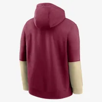 Florida State Seminoles Sideline Team Issue Club чоловічі Nike College Pullover Толстовка з капюшоном колір червоний