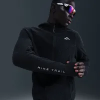 Nike Trail мужские Dri-FIT Fleece Running Куртка цвет черный