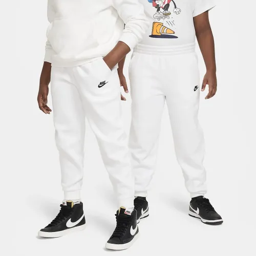 Nike Sportswear Club Fleece Big дитячі Joggers (Extended Size) колір білий