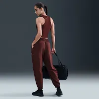 Nike One Fitted женская Dri-FIT Cropped Tank Top цвет красный