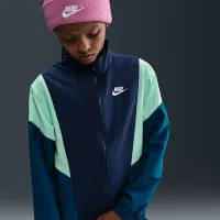 Nike Sportswear Big детские Woven Tracksuit синий