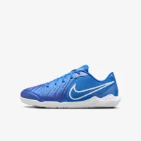 Nike Jr. Tiempo Legend 10 Academy Little/Big детские Indoor/Court Low-Top Soccer Кроссовки синий