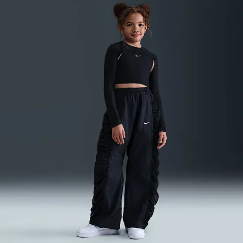 Nike Sportswear Girls' Woven Pants колір чорний