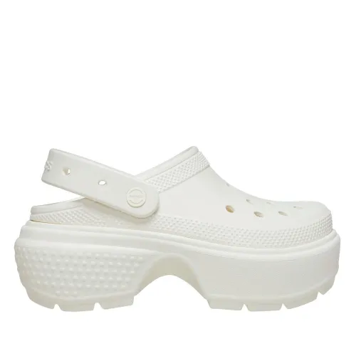 Шлёпанцы Crocs Stomp Clog 209347-0WV - Белые