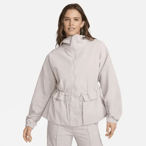 Nike Sportswear Everything Wovens жіноча оверсайз Hooded Куртка колір фіолетовий
