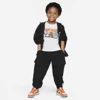 Nike Little детские Bball Just Do It футболка цвет белый