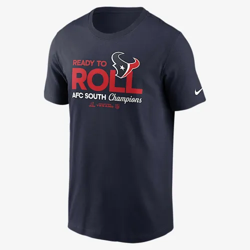 Houston Texans 2024 AFC South Champions Trophy Collection чоловічі Nike NFL футболка блакитний