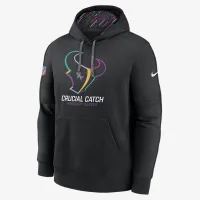 Houston Texans Crucial Catch Club чоловічі Nike NFL Pullover Толстовка з капюшоном колір чорний