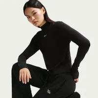 Nike Sportswear Chill Knit женская Mid-Rise Lightweight Open-Hem Pants цвет черный
