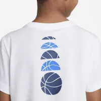 Nike Elite Tee Little детские футболка цвет белый