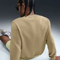 Nike Club чоловічі Fleece Crew колір коричневий