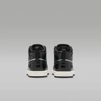 Nike Jordan 1 Mid SE Little детские Кроссовки цвет черный