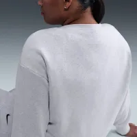 Nike Sportswear Club Fleece женская Loose Crew-Neck свитшот (большие размеры) цвет коричневый