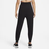 Nike Dri-FIT One жіноча З високою талією 7/8 French Terry Joggers колір чорний