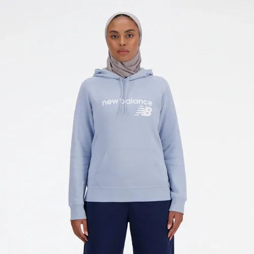 Кофта/футболка New Balance WT03810LAY - фиолетовая