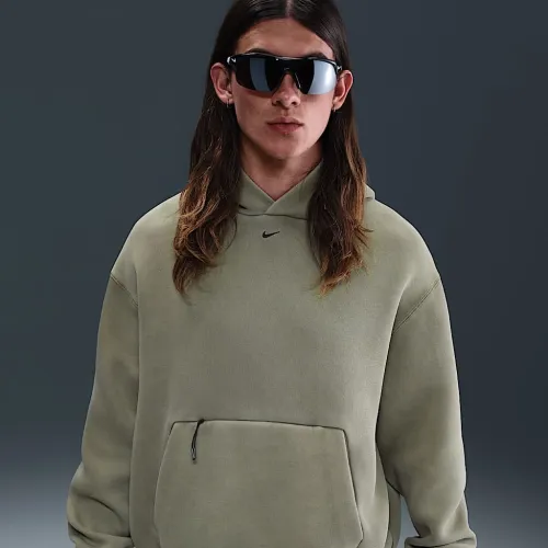 Nike Tech чоловічі Fleece Толстовка з капюшоном колір зелений