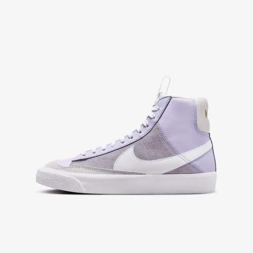 Nike Blazer Mid '77 SE Big дитячі Кросівки колір фіолетовий