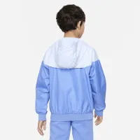Nike Sportswear Windrunner Big детские (для мальчиков) Loose Hip-Length Hooded Куртка синий
