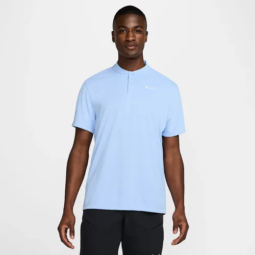 NikeCourt Dri-FIT чоловічі Tennis Blade Polo блакитний