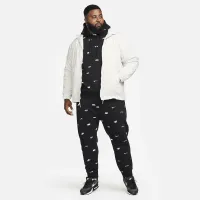 Nike Club Fleece чоловічі Allover Print Pullover Толстовка з капюшоном колір чорний
