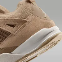 Nike Jordan 4 Retro Little детские Кроссовки цвет коричневый