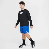 Nike DNA Big дитячі (для хлопчиків) баскетбольні шорти (Extended Size) блакитний
