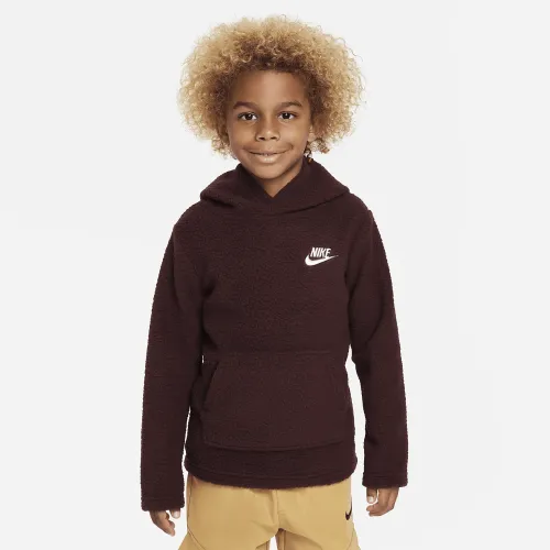 Nike Sportswear Little дитячі Толстовка з капюшоном колір червоний