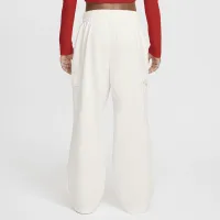Nike Sportswear Girls' Dri-FIT оверсайз Fleece Pants цвет белый